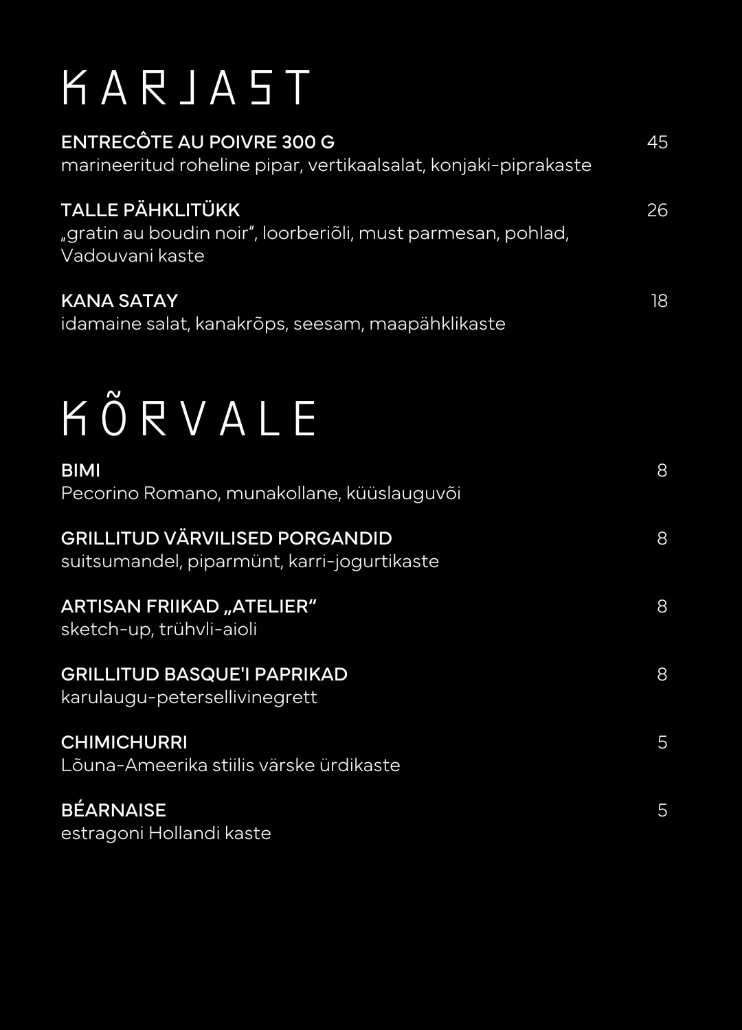 FUME Karjast 16-10 est